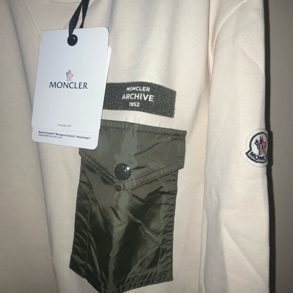 Authentic Moncler Men’s Archive Terry Sweatshirt size XL - Picture 5 of 12